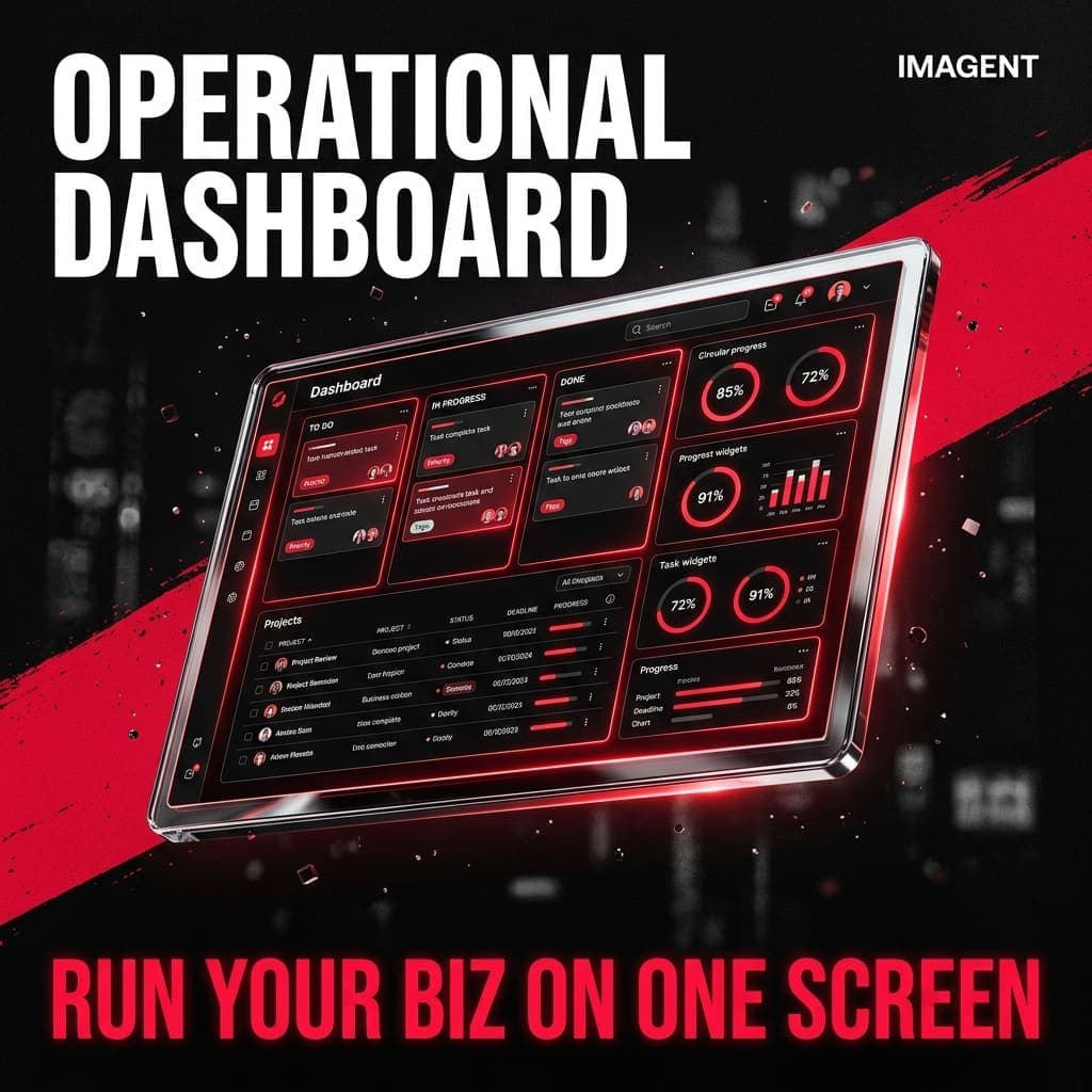Operational Dashboard (Notion/Sheets)