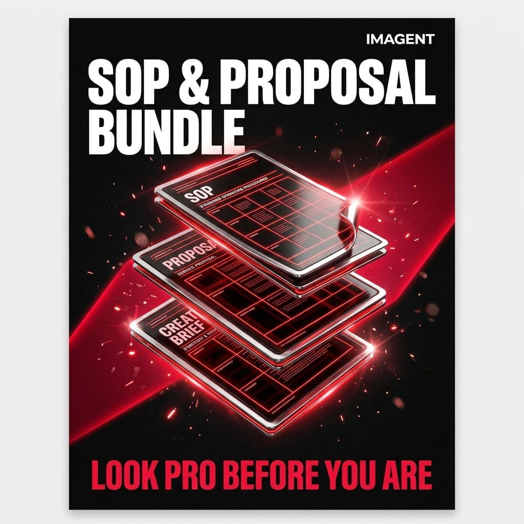 SOP & Proposal Bundle